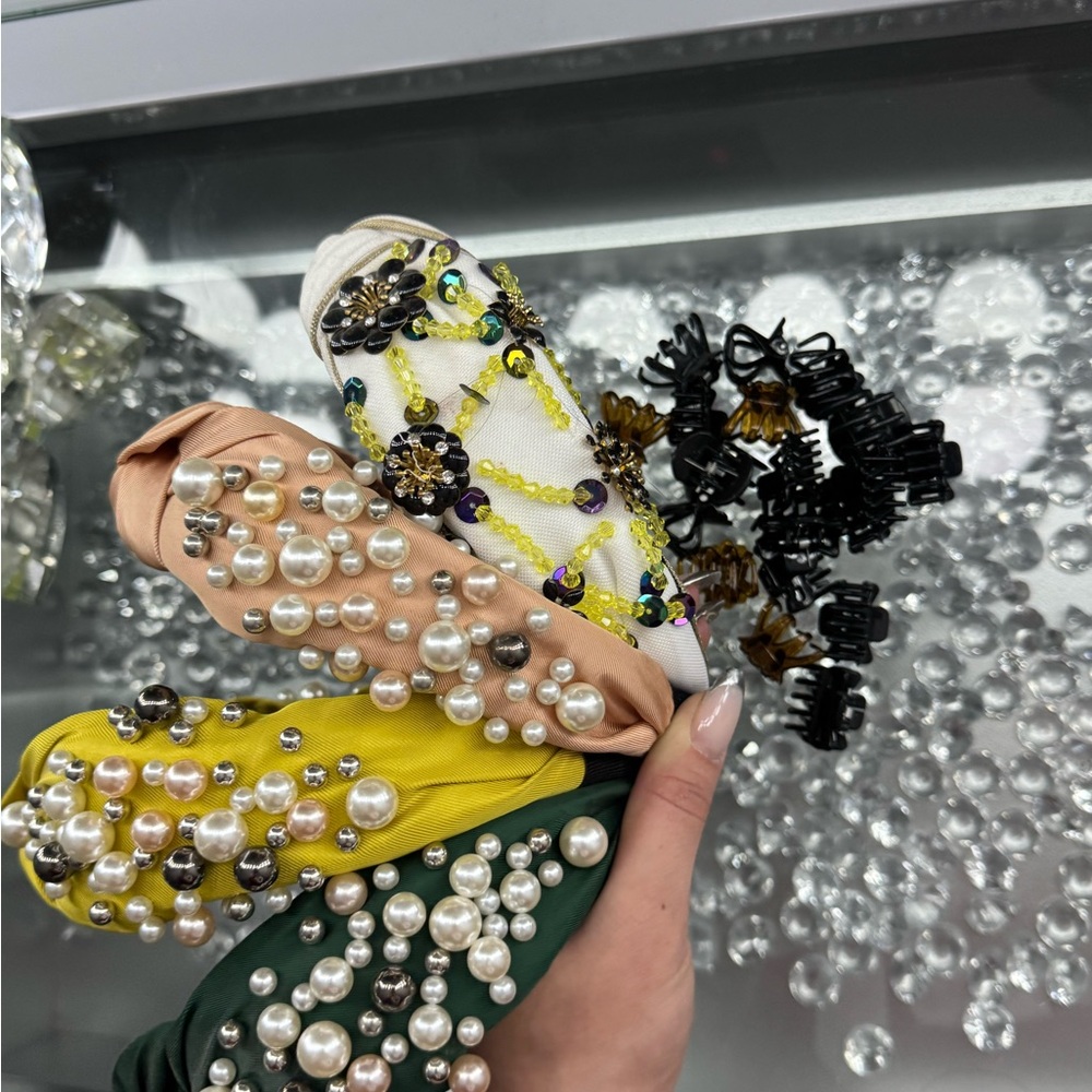 Vibrant Yellow Floral Hair Accessories